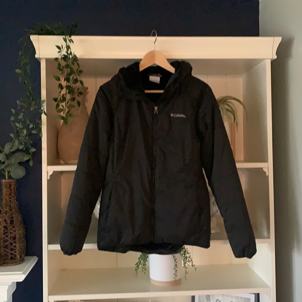 Columbia fleece lined Jacket in Small